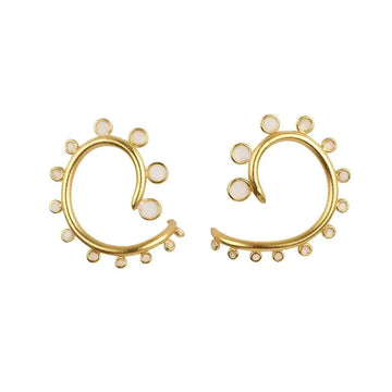 Mariah Snail Drop Earrings